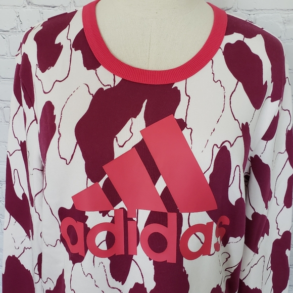 Adidas Zoe Saldana U-4-U Fleece Sweatshirt--Sz M - Picture 2 of 15